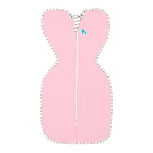 Love To Dream Swaddle UP, Pink, Newborn, 5-8.5 lbs., Dramatically better sleep, Allow baby to sleep in their preferred arms up position for self-soothing, snug fit calms startle reflex