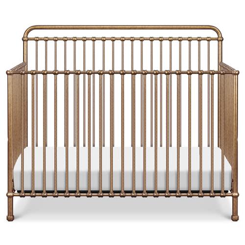 Namesake Winston French Vintage Gold Steel 4-in-1 Convertible Crib