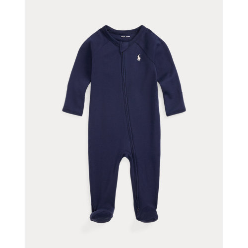Cotton Interlock Footed Coverall