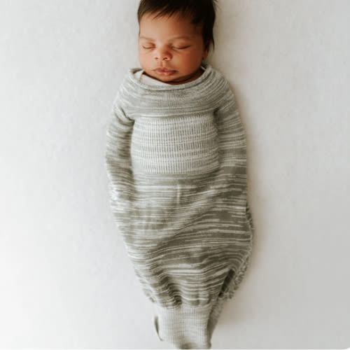 Grey Swaddle Sleep Sack - Small ( 6-12 pounds)