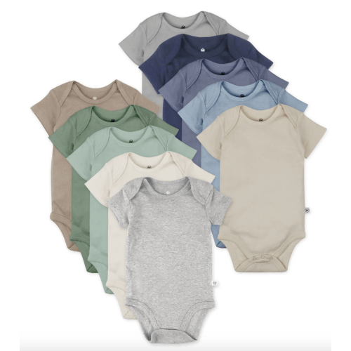 10-Pack Organic Cotton Short Sleeve Bodysuits | Honest Baby Clothing