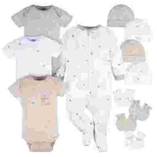 Gerber Baby Boy or Girl Gender Neutral Layette Bundle, 12-Piece, Newborn - 6/9M