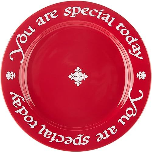 Plate, You Are Special Today Cherry Red Plate