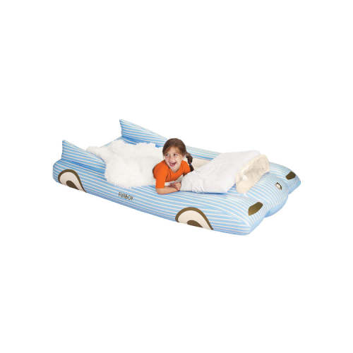 Blue Convertible Kids Sleepover Air Mattress