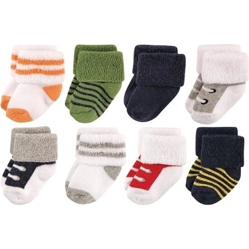 Luvable Friends Baby Newborn and Baby Terry Socks