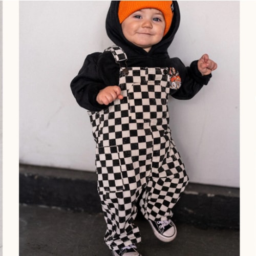 Classic Checker Overalls