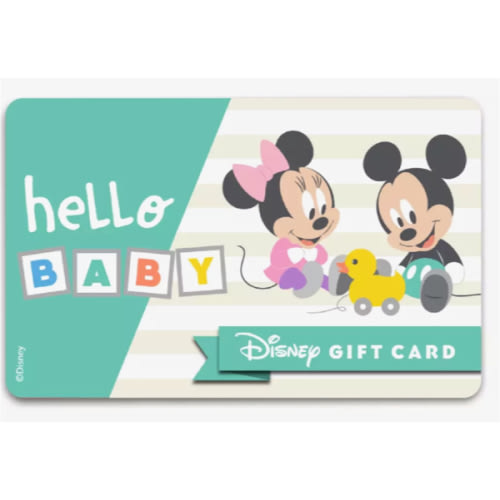 Mickey and Minnie Mouse ''Hello Baby'' Disney Gift Card | Disney Store