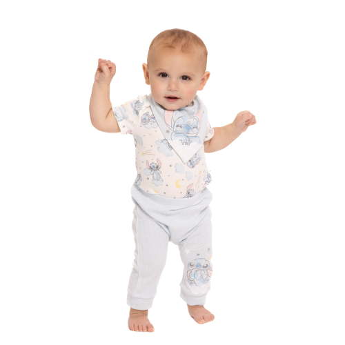 Disney Baby Wishes and Dreams Character Baby Layette Newborn Essentials Gift Set, 4-Piece, Sizes Newborn-12 Months