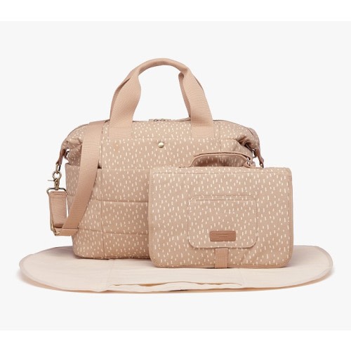 Storksak Seashell Organic Tote & Changing Station