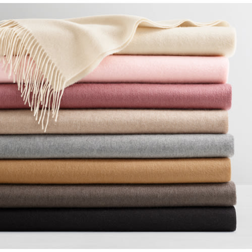 555-Gram Cashmere Stroller Blanket | RH Baby & Child