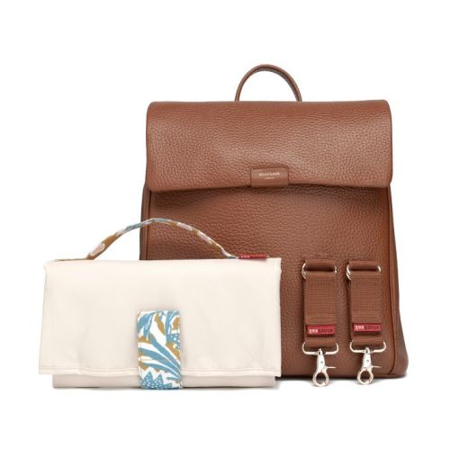 Storksak St. James Leather Diaper Backpack