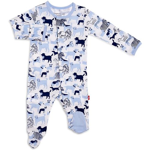 Magnetic Me Footie Pajamas Soft Modal Baby Sleepwear with Quick Magnetic Fastener | Boys and Girls Sleeper Preemie-24 Months