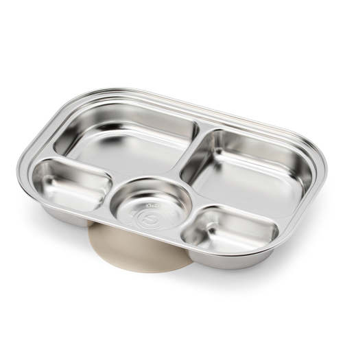 Grosmimi Stainless Steel Food Tray with 5 Compartment – Zezebaebae