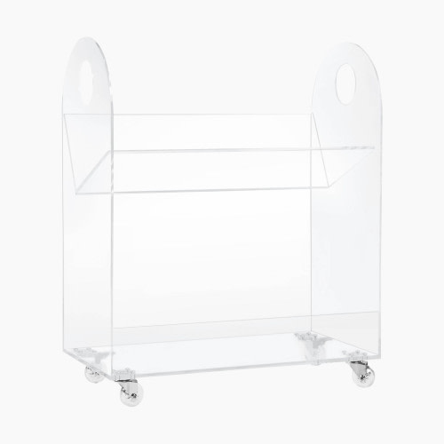 babyletto Presto Acrylic Bookcase & Cart