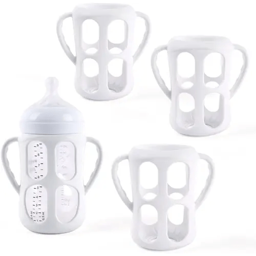 3 Pack Baby Bottle Handles for Philips Avent Natural Baby Bottles, Baby Bottle Holder with Easy Grip Handles
