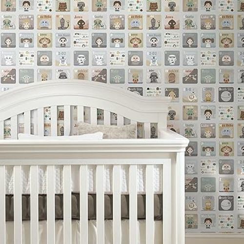 RoomMates Star Wars Infant Alphabet Peel & Stick Wallpaper by RoomMates, RMK11953RL