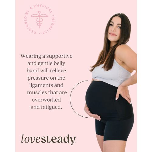 ProBump™ Pregnancy Belly Support Band - Black