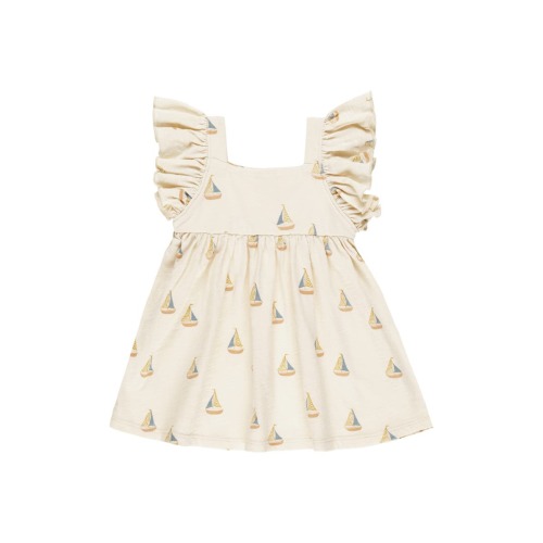 Mariposa Cotton Dress & Bloomers Set, 6-12M
