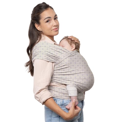 Boba Baby Wrap Carrier - Original Baby Carrier Wrap Sling for Newborns - Baby Wearing Essentials - Newborn Wrap Swaddle Holder, Newborn to Toddler Infant Sling (Serenity Anvi)