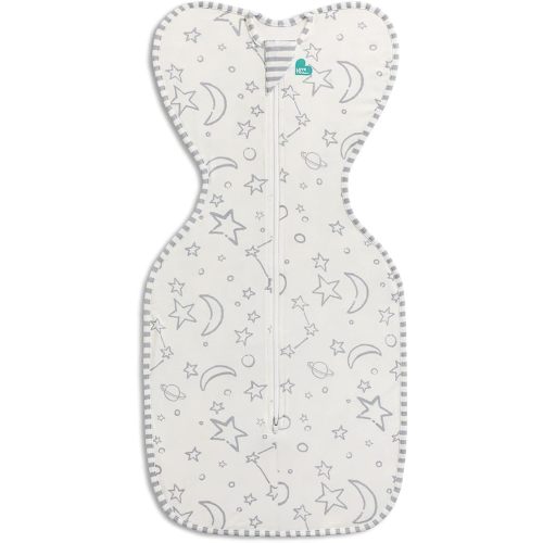 Love to Dream Swaddle UP, Silky-Lux 1.0 TOG, Super Soft and Luxurious 100% Viscose from Bamboo, Allow Baby to Sleep in Their Preferred Arms Up Position, Snug Fit Calms Startle Reflex, Cream, 8-13lbs