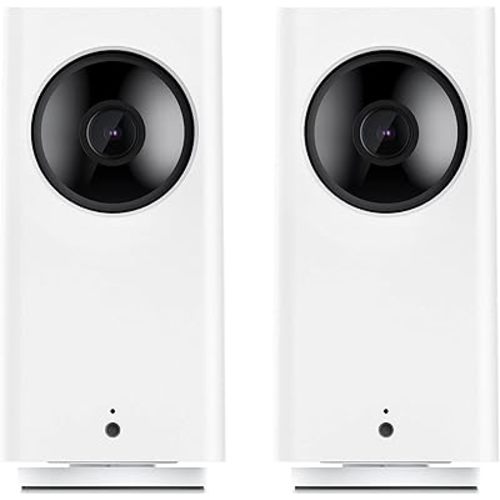 Wyze Cam Pan v2 360° Pet Camera with Phone App PTZ Indoor Smart Security Camera for Dog Cat Baby Elderly Monitoring, 2-Pack
