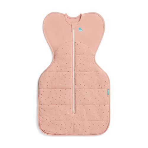 Love to Dream Swaddle UP Warm 2.5 TOG, Dramatically Better Sleep, Allow Baby to Sleep in Preferred Arms Up Position for Self-Soothing, Snug Fit Calms Startle Reflex, Medium 13-19lbs, Rose