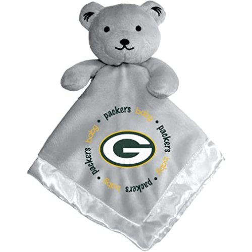 Baby Fanatic NFL Baby Security Blanket Bear Snuggle Toy for Newborn Boy Girl Unisex Stuffed Animal Officially Licensed- -Green Bay Packers