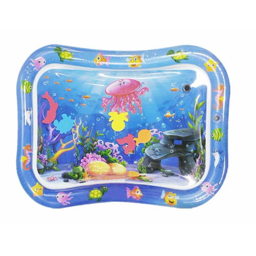 Baby Tummy Time Premium Inflatable Water Mat Newborn, Infants and Toddlers, Early Development Activity Centers Stimulation Growth, Sensory Toy Boys Girls BPA Free…
