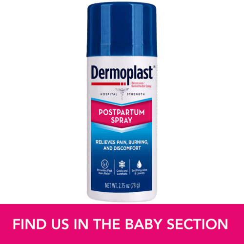 Dermoplast Postpartum Perianal Pain Relief Spray, Unscented, 2.75 oz