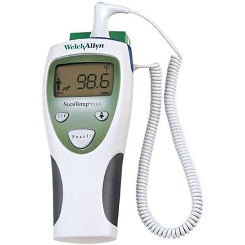 Welch Allyn 01690-200 SureTemp Plus Model 690 Electronic Thermometer, Oral Probe with Oral Probe Well