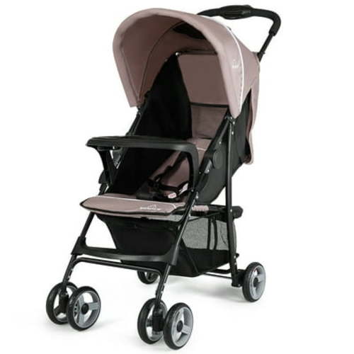 Costway Foldable Lightweight Baby Stroller Travel Pushchair 0-36 Months Age Group 13 lbs Coffee