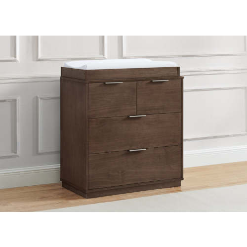 collections dressers-and-changers products forever- 4 -drawer-dresser-with-changing-top-and-interlocking-drawers-naturals-collection - deltachildren