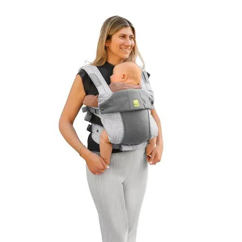 LÍLLÉbaby Complete All Seasons Ergonomic 6-in-1 Baby Carrier Infant to Toddler with Lumbar Support (7-45 Pounds), 360 Degree Baby Wearing & Multi-Position, Inward & Outward Facing (Pebble Grey)