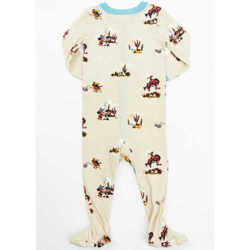 Cody James Infant Boys' Bucking Horse Graphic Footed PJ Onesie Set - 2-Piece | Boot Barn