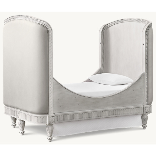 Belle Upholstered Crib Toddler Bed Kit | RH Baby & Child