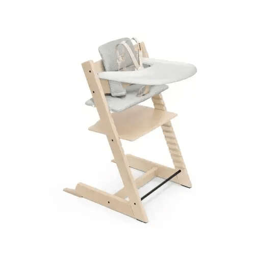 Stokke Tripp Trapp Wood High Chair with Tray: Classic Scandinavian Design