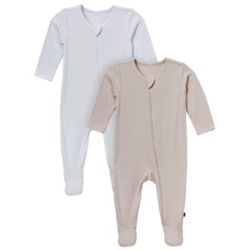 Modern Moments by Gerber Baby Neutral Super Soft 2-Pack Sleep N´Play, Sizes Newborn - 12 Months