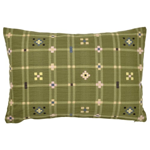 KUSTGRAN Cushion cover - yellow-green 16x23 "