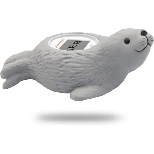 Doli Yearning Upgarde Digital Baby Bath LCD Thermometer |Kids' Bathroom Safety Products|Water Thermometer Infant Seal Shape|Floating Toys Temperature