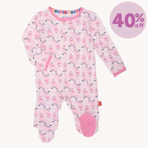 pink signed sealed delivered modal magnetic parent favorite footie – Magnetic Me