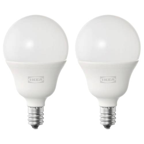 SOLHETTA LED bulb E12 450 lumen - globe opal