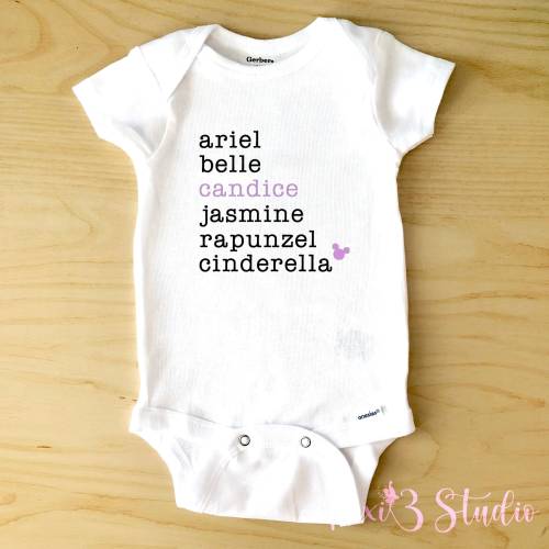 Disney Princess Infant Onesie