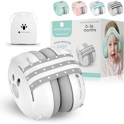 Baby Ear Protection, Noise Cancelling Headphones for Babies, Noise Reduction Earmuffs for Infant and Toddlers up to 36 Months