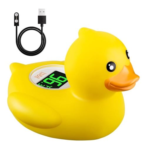 b&h Baby Bath Thermometer, Safety Water Temperature Monitor, Classic Duck