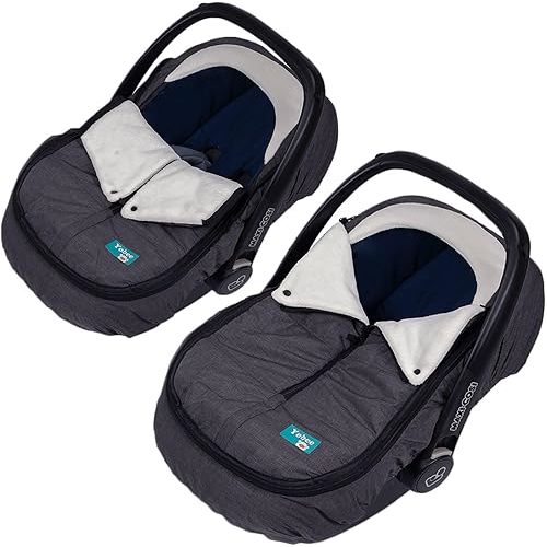 Yobee Winter Baby Car Seat Cover/Carseat Canopy for Newborn Carrier/Car Seat Blankets for Babies/Baby Carrier Covers Car Seat for Boy & Girls/Car Seat Bunting Cover