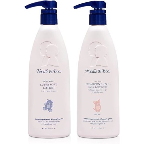 Noodle & Boo 2-in-1 Newborn Hair & Baby Body Wash for Baby, Tear Free and Hypoallergenic