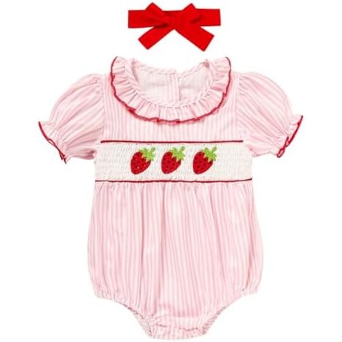 GRNSHTS Baby Girl Romper Newborn Clothes Bodysuit Jumpsuit Baby Girl Clothes Outfit 0-18M