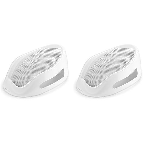 Angelcare Baby Bath Support (Grey) | Ideal for Babies Less Than 6 Months Old (Pack of 2)