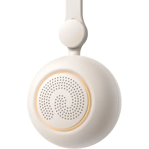 Dreamegg Portable Sound Machine Baby - White Noise Machine for Baby Stroller Car Seat, Baby Sleep Soother with 19 Soothing Sounds & Nursery Light, White Noise for Baby Travel Essential, Registry Gift