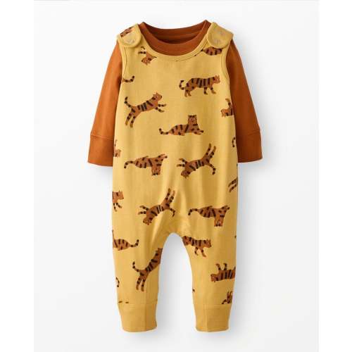 Baby Long Sleeve T-Shirt & Overalls Set | Hanna Andersson